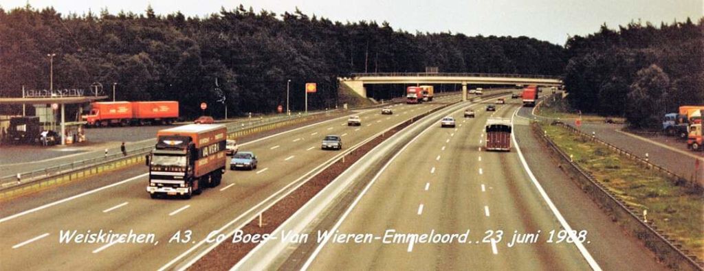 Weiskirchen, A3. Co Boes - van Wieren Emmeloord..23 juni 1988